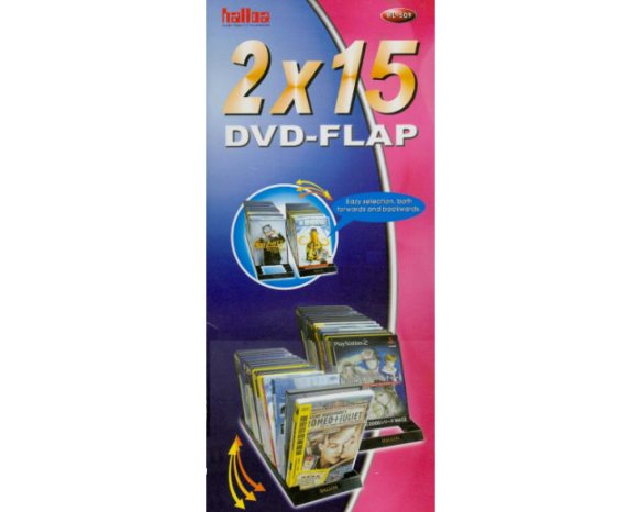 2x15 DVD flap