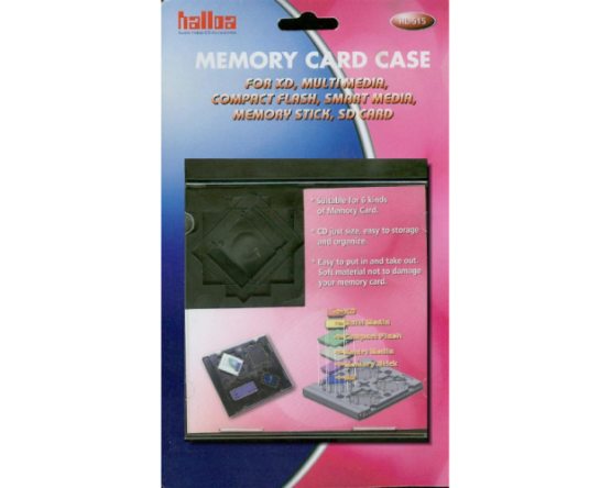 Memory card case